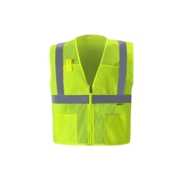 Orange Fitted Safety Vest, 2X-Large, Class 2, 2W International, Mfr#: RW301C-2