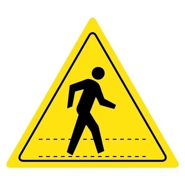 Finished Goods 16in Diameter Non Slip Floor Sign, 5S Supplies, Mfr#: FS-FINGOODS-16