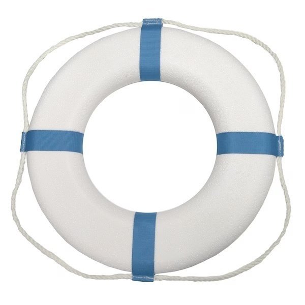 25IN WHITE DECORATIVE RING BUOY, Taylor Made, Mfr#: 373