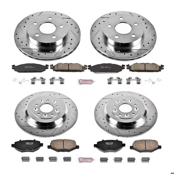 FRONT & REAR 1 CLICK BRAKE KIT, Powerstop, Mfr#: K5584