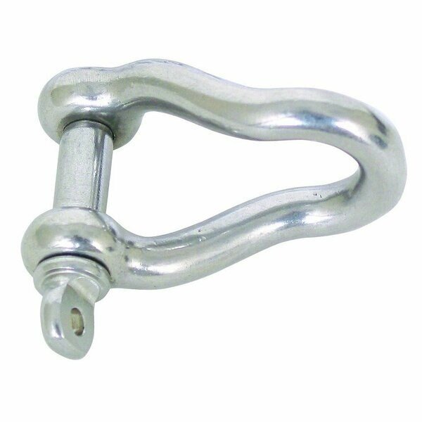 CONNECTOR-TWIST CLEVIS-SCREW-STAINLESS 2.4" x2.85" x2.55", A & I Products, Mfr#: A-B1ABK1612