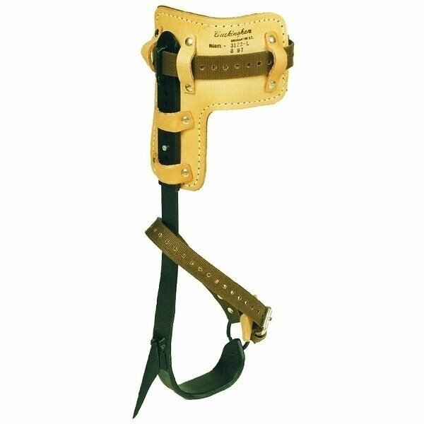 Climbers, Buckingham Steel, Complete Set w/ Replaceable Tree Gaffs 14" x8" x3", A & I Products, Mfr#: A-B1AB93059