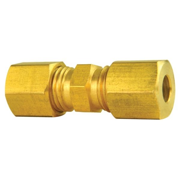Brass compression union, 1/8, 10/bag, Ags, Mfr#: CFB-0