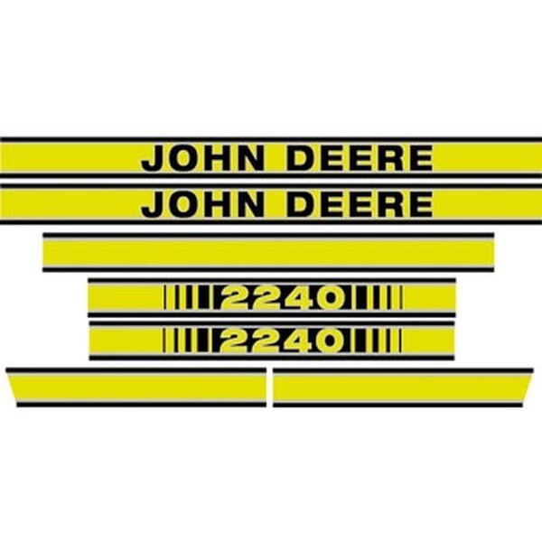 Hood Decal Set, Aftermarket, Mfr#: JD416