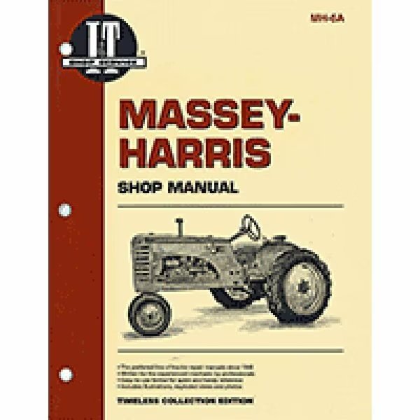 I&T Shop Service Manual MH-6A Fits Massey Harris Tractor Pacer 16, Aftermarket, Mfr#: MAR60-0017