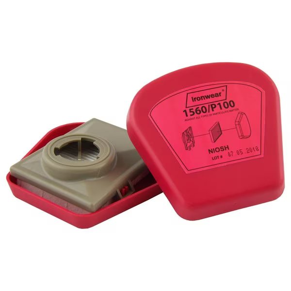 Particulate Cartridge P100 Filter Rating, Ironwear, Mfr#: 1560