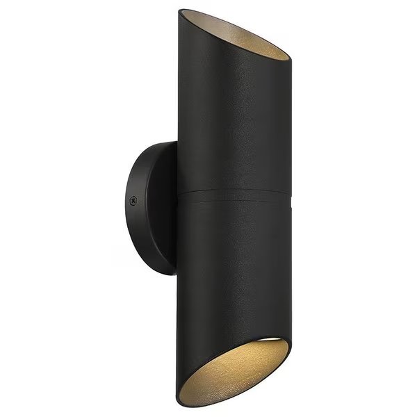 Marino, BiDirectional Outdoor LED Wall Mount, Black Finish, Access Lighting, Mfr#: 20121LEDDMG-BL