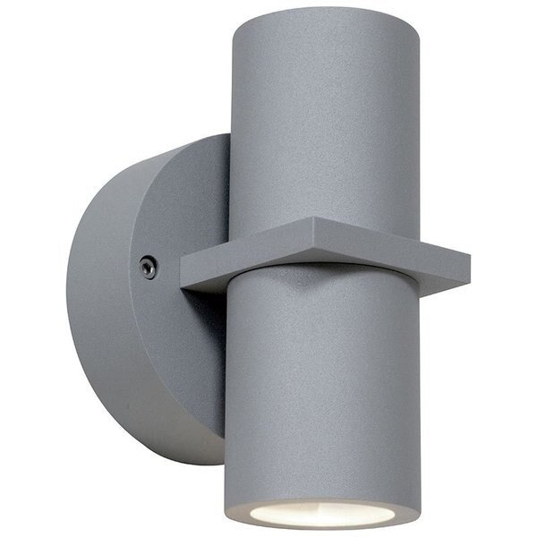 KO, BiDirectional Outdoor LED Wall Mount, Satin Finish, Clear Glass, Access Lighting, Mfr#: 20352LEDDMGLP-SAT/CLR