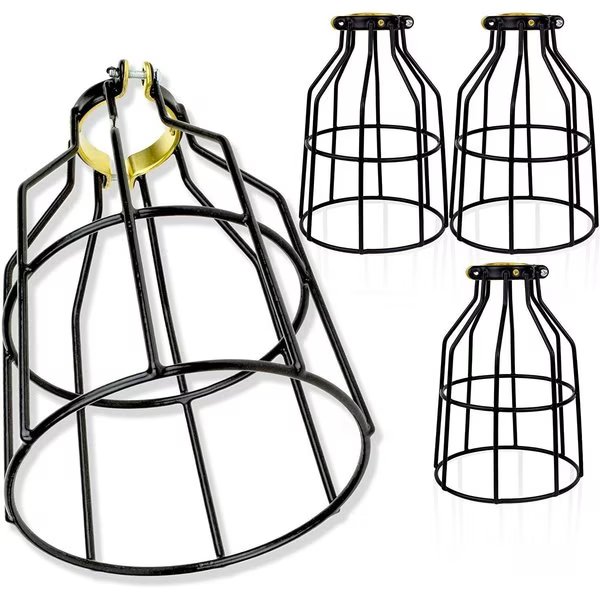Metal Wire Lamp Guard for Ceiling Fan Light Covers, 4PK, Newhouse Lighting - Indoor, Mfr#: WLG1B-4
