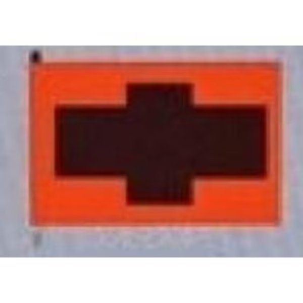 Procession Flag Banners: Orange with Black Cross (each), Afs, Mfr#: 5711075
