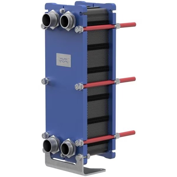 Gasketed Plate Heat Exchanger, 50 Plates, 700 kBtu, Fast Track By Alfa Laval, Mfr#: T5-MFG-50M