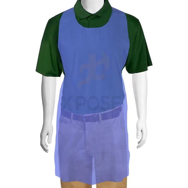 Disposable Black Poly Aprons 1 Box, 100PK, Xpose Safety, Mfr#: AP100B-X
