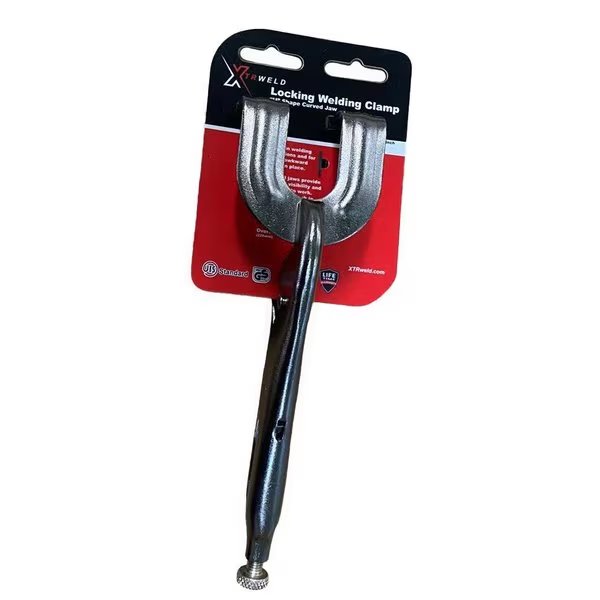 10in Clamp, U Shaped, Steel Black Nickel Chrome, Xtrweld, Mfr#: TPLU10