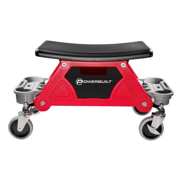 Pb Heavy Duty Rolling Seat with Organizer, Powerbuilt, Mfr#: 240036