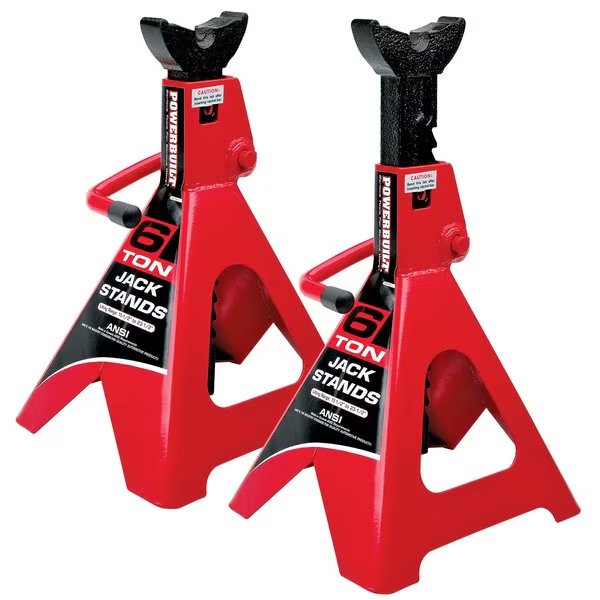 6Ton Jack Stand (Rachet Type), Powerbuilt, Mfr#: 647511