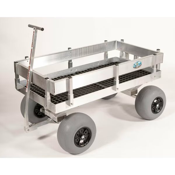 Kahuna Wagons-Big Kahuna Beach & Fishing Wagon-UV DECKING, Kahuna Wagons, Mfr#: ALUM315