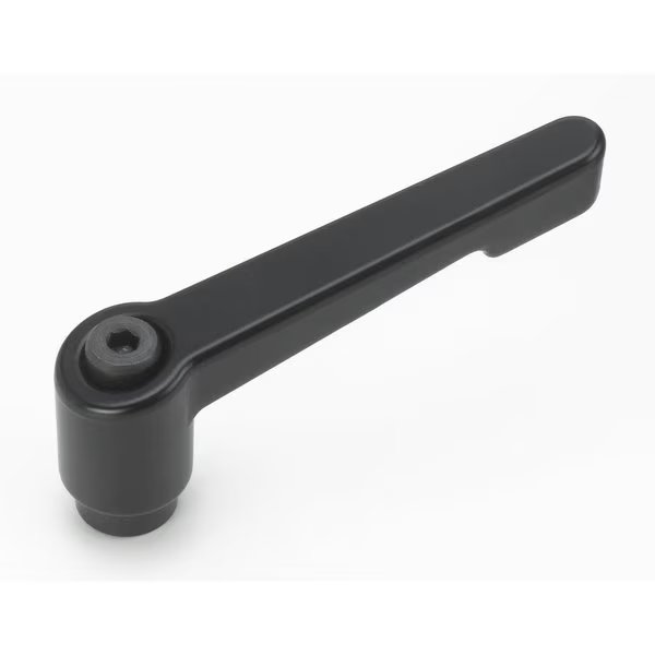 Adjustable Handle, Modern Design, Cast Zinc, M5 Internal Thread, 42mm Handle Length, Morton, Mfr#: MH-202