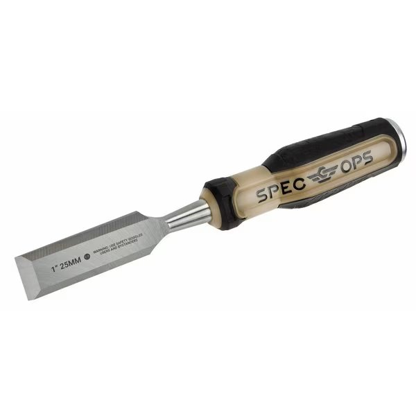 Bevel-Edge Wood Chisel, 1-in, Spec Ops, Mfr#: SPEC-C1-1