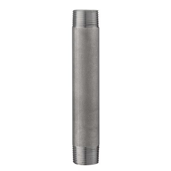 3/4" x 6" Decorative Sandblast Iron Pipe Nipple, 10PK, Ironwerks Designs, Mfr#: SND-3/4x6-10