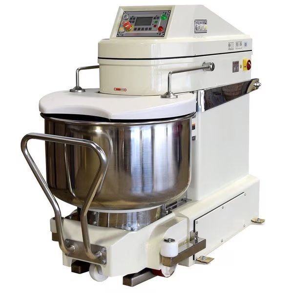AE-250K Spiral Mixer Removable 250QT Bowl 275lbs Flour 396lbs Dough 15HP Agitator 5HP Bowl, American Eagle, Mfr#: AE-250K