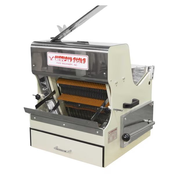 AE-BS01 Heavy Duty Bread Slicer Front Load w/Safety Guard, 1/2HP, American Eagle, Mfr#: AE-BS01