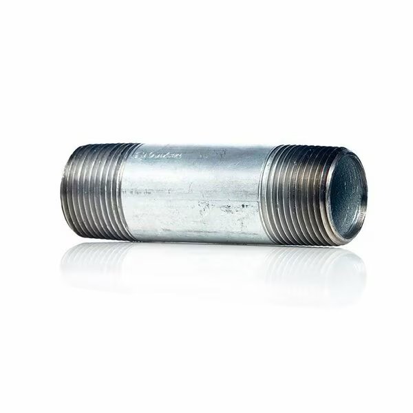 3/8 Inch x 6 Inch Galvanized Nipple, Thrifco Plumbing, Mfr#: 9219092