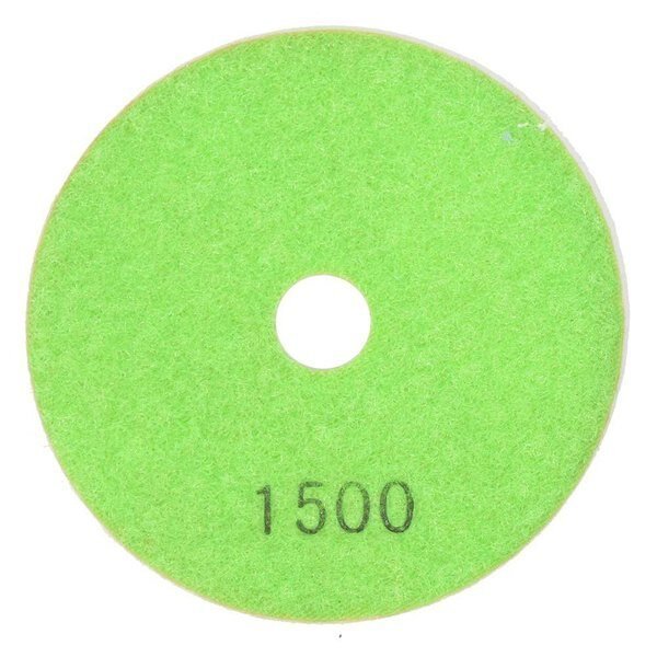 4 Inch 1500 Grit Resin Diamond Polishing Pad, Specialty Diamond, Mfr#: E41500