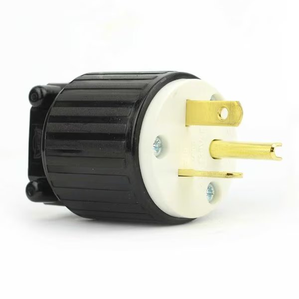 Straight Electrical Plug 3 Wire, 20 Amps, 125V, NEMA 5-20P, Superior Electric, Mfr#: YGA021