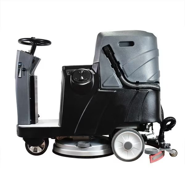 Auto Ride-On Floor Scrubber with 19 Inch Cleaning Pad, Three 170 Amp Batteries, Total Polishing Systems, Mfr#: TPSX5