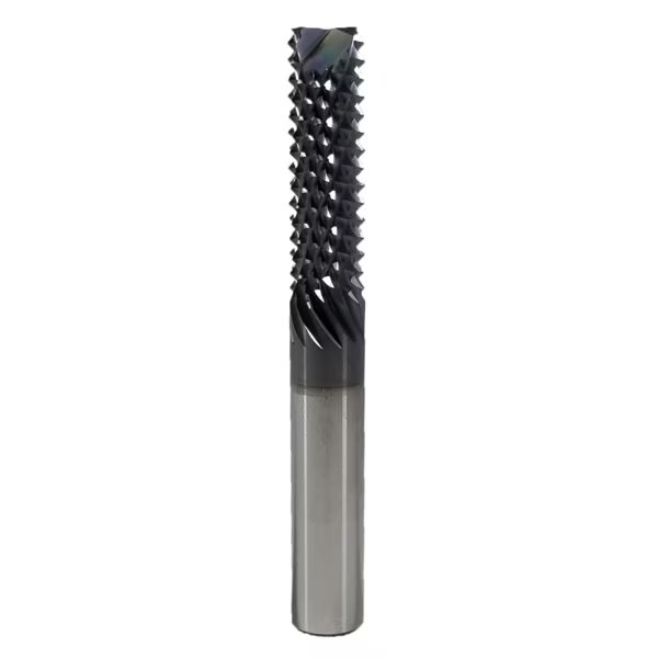 End Mill EC, Diamond Cut Fiberglass Router, 1/4, Style C, Overall Length: 3