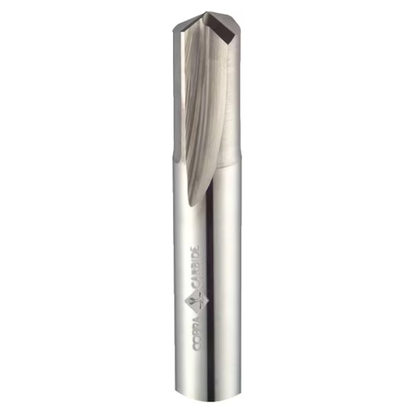 Straight Flute Drill AlTiN Coated, Flute Length: 43 mm, Cobra Carbide, Mfr#: 32613