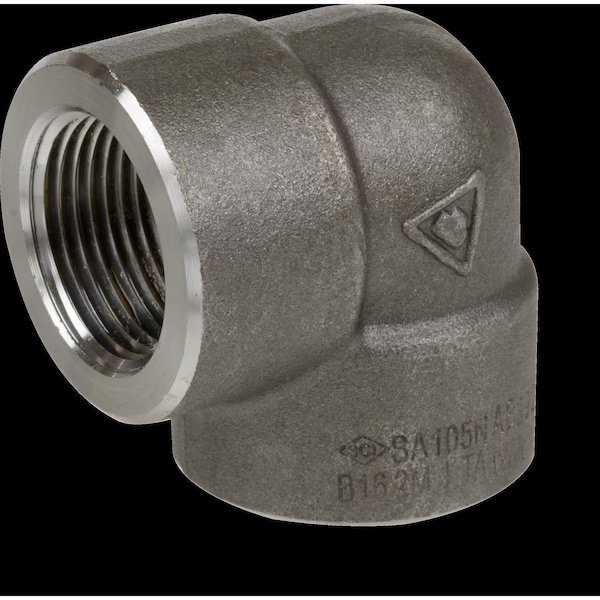 Thrd 90 Elbow, Forged, 2000, 1-1/4