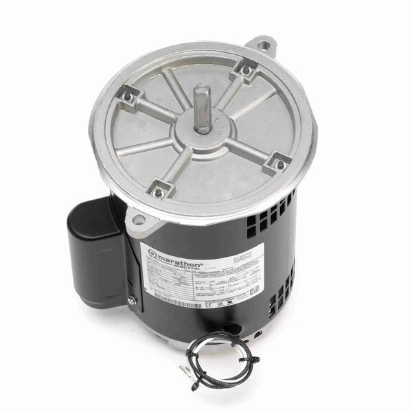 Motor 0.33 Hp Single Phase Hvac/R Motor, 1 Phase, 3600 Rpm, 115/208-230 V, 48Nz Frame, Odp, Marathon, Mfr#: O010