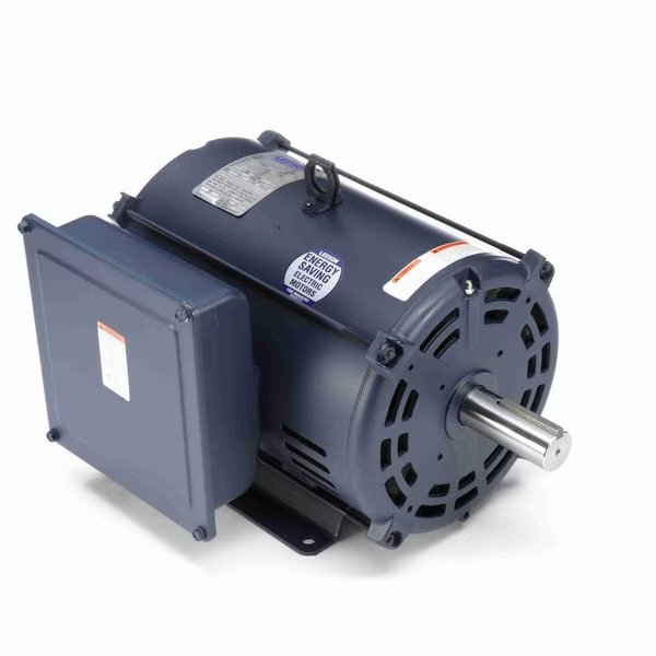 7.50Hp Air Compressor Motor, 1 Phase, 1800 Rpm, 230 V, 215T Frame, Odp, Leeson, Mfr#: 140155.00