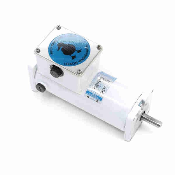 0.25 Hp Scr Motor, 1750 Rpm, 180 V, 56C Frame, Tefc, Leeson, Mfr#: 098003.00
