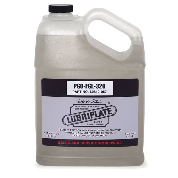 Pgo Fgl-320, 4/1 Gal Jugs, H-1/Food Grade, Synthetic Polyalkylene Glycol Iso-320 Gear Fluid, Lubriplate, Mfr#: L0812-057