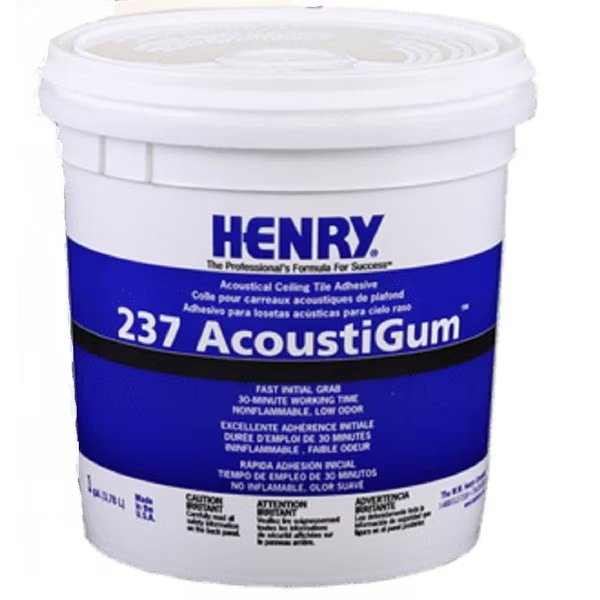 Henry 237 AcoustiGum Acoustical Ceiling Tile Adhesive 1 GAL, Henry, Mfr#: 237 1 GAL