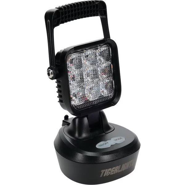 Rechargeable LED Magnetic Work Light 3 3/8 Length, Flashing/Flood Off-Road Light, Tiger Lights, Mfr#: TL2460