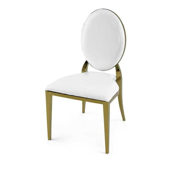 Alexa Dining Chair, Gold, Atlas Commercial Products, Mfr#: ALEXA41G
