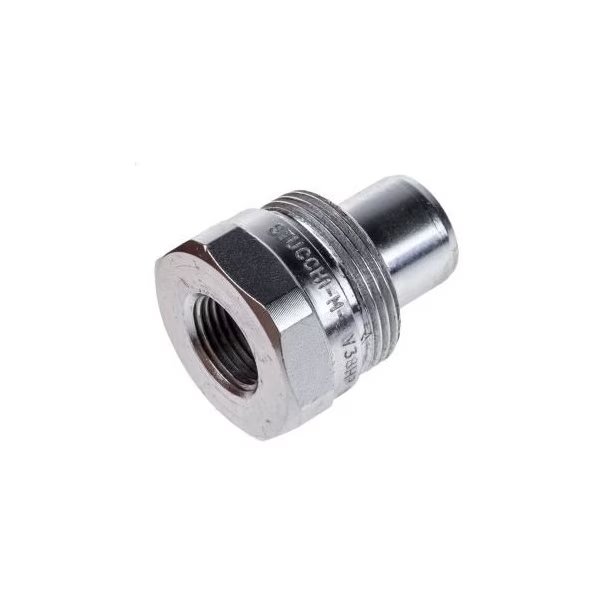 ENERPAC/Hydraulic Jack Interchange Coupling, 10000 PSI, 3/8 NPTF Thread, 3/8 NPTM, Stucchi, Mfr#: 237478