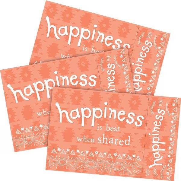 Happiness Award & Bookmark Set, 90/Set, Barker Creek, Mfr#: 4172