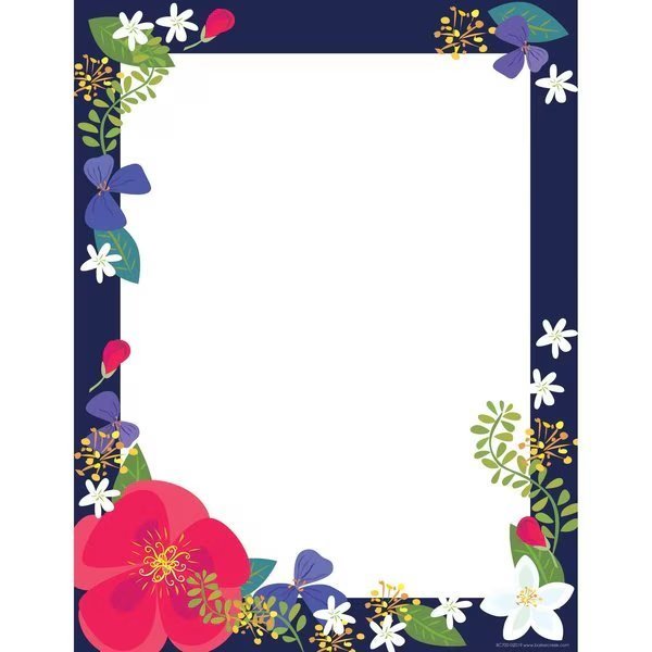 Petals Computer Paper, 50 sheets/Package, Barker Creek, Mfr#: 700