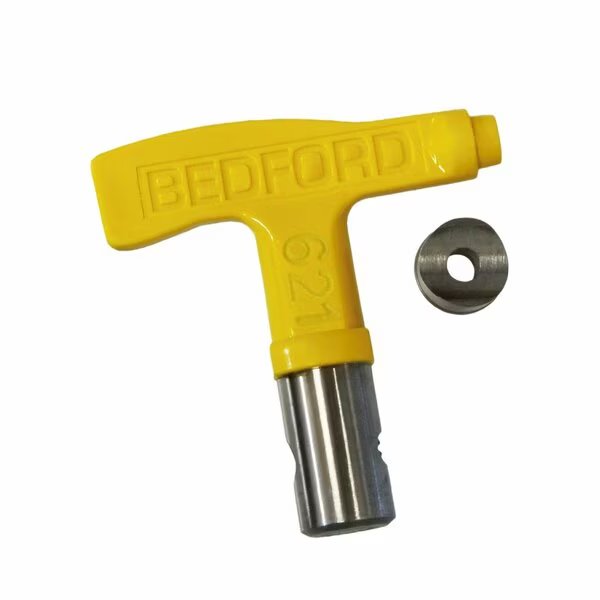 Line Striper Airless Spray Tip 621, Replaces Graco 697-621, 0.021in Tip Size, 12in Spray Pattern, Bedford Precision Parts, Mfr#: 33-8621
