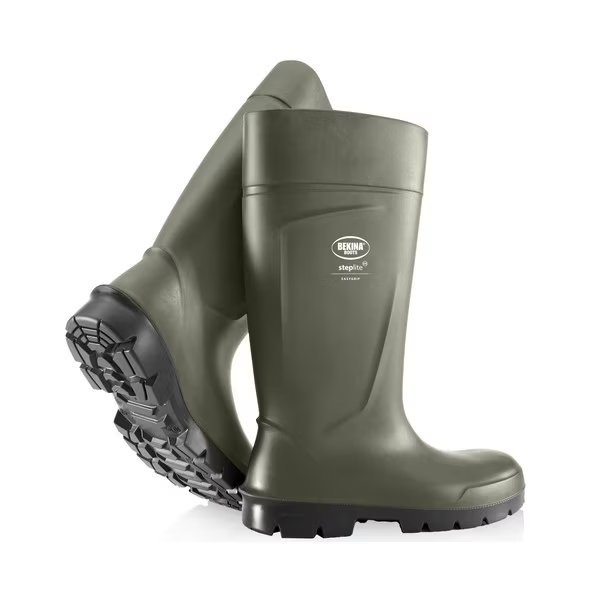 Steplite EasyGrip Polyurethane Boot, Green-Black, Size 14, Bekina, Mfr#: PAN1P/9180AP121-14