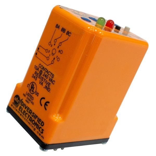 SLU-0200 Series Universal Phase Monitor with Rapid Cycle Lockout, Diversified, Mfr#: SLU0200