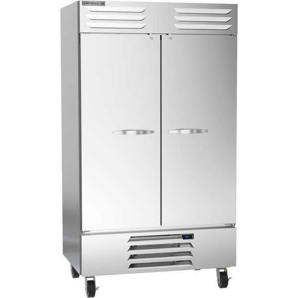 Reach In Freezer, Two Section, Solid Doors, 44 Cu. Ft., Beverage-Air, Mfr#: FB44HC-1S