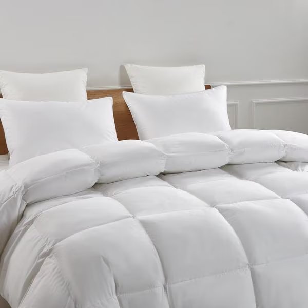 Goose Down/Feather White Comforter, Year Round Warmth, Twin, Blue Ridge, Mfr#: SE003024