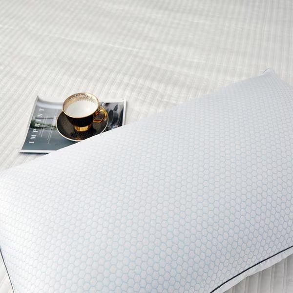 Reversible Cooling White Goose Feather Bed Pillows, Jumbo, PK2, Serta, Mfr#: SE200510K