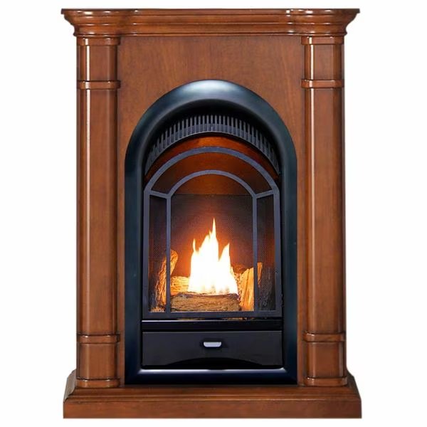 Dual Fuel Ventless Gas Fireplace System - 10,000 Btu, T-Stat Contr, Procom, Mfr#: FS100T-3AS