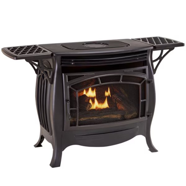 Dual Fuel Ventless Gas Stove - 26,000 Btu, Remote Control Matte, Duluth Forge, Mfr#: FDSR25